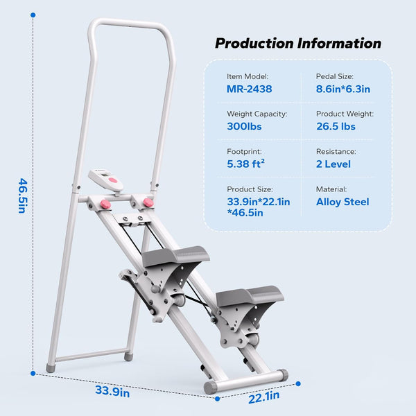Folding Vertical Stair Stepper