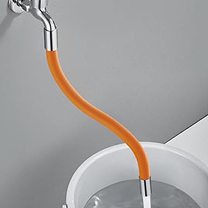 Flexible faucet extension tube