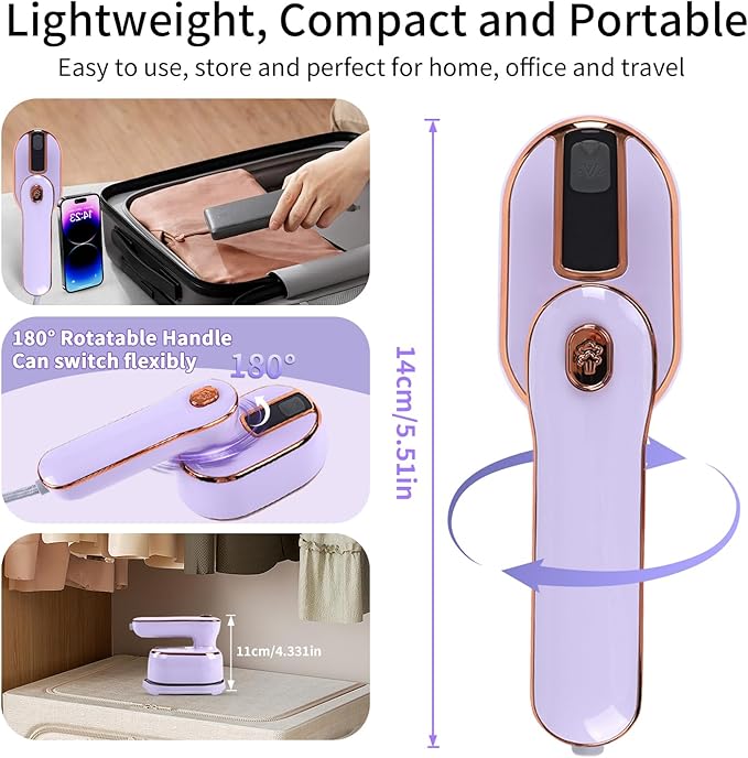Portable Handheld Steamer Iron (1000W)