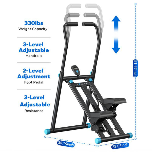 Folding Vertical Stair Stepper
