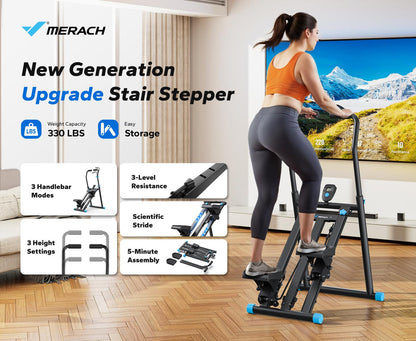 Folding Vertical Stair Stepper