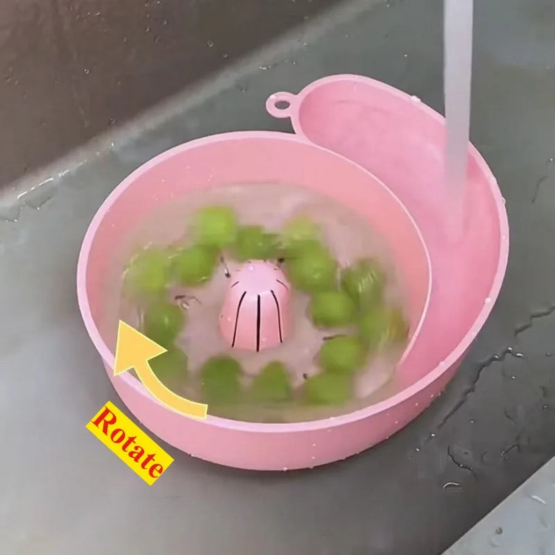 Automatic Cleaning Basket Fruit